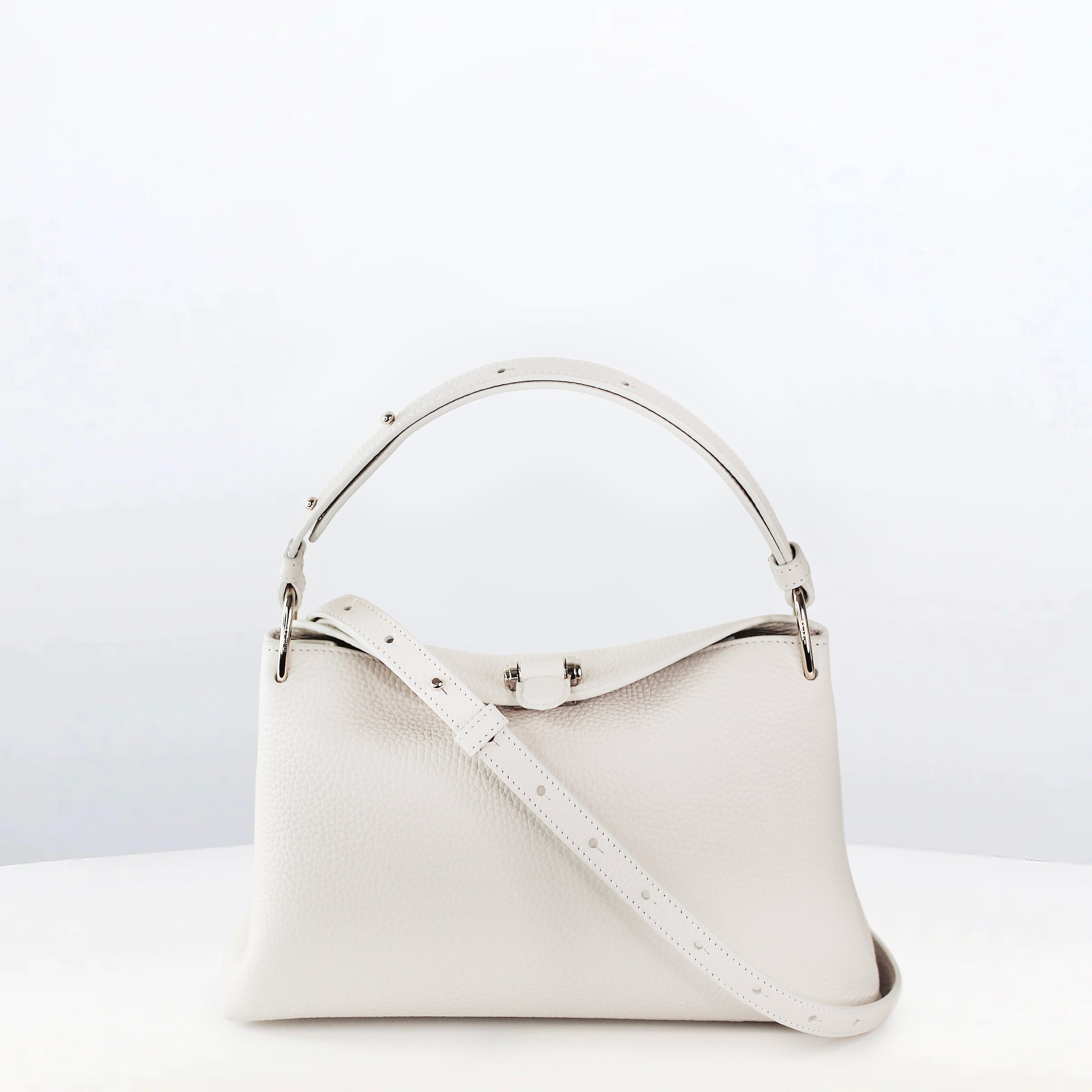 SAC À MAIN EN CUIR PASSY MINI IVOIRE