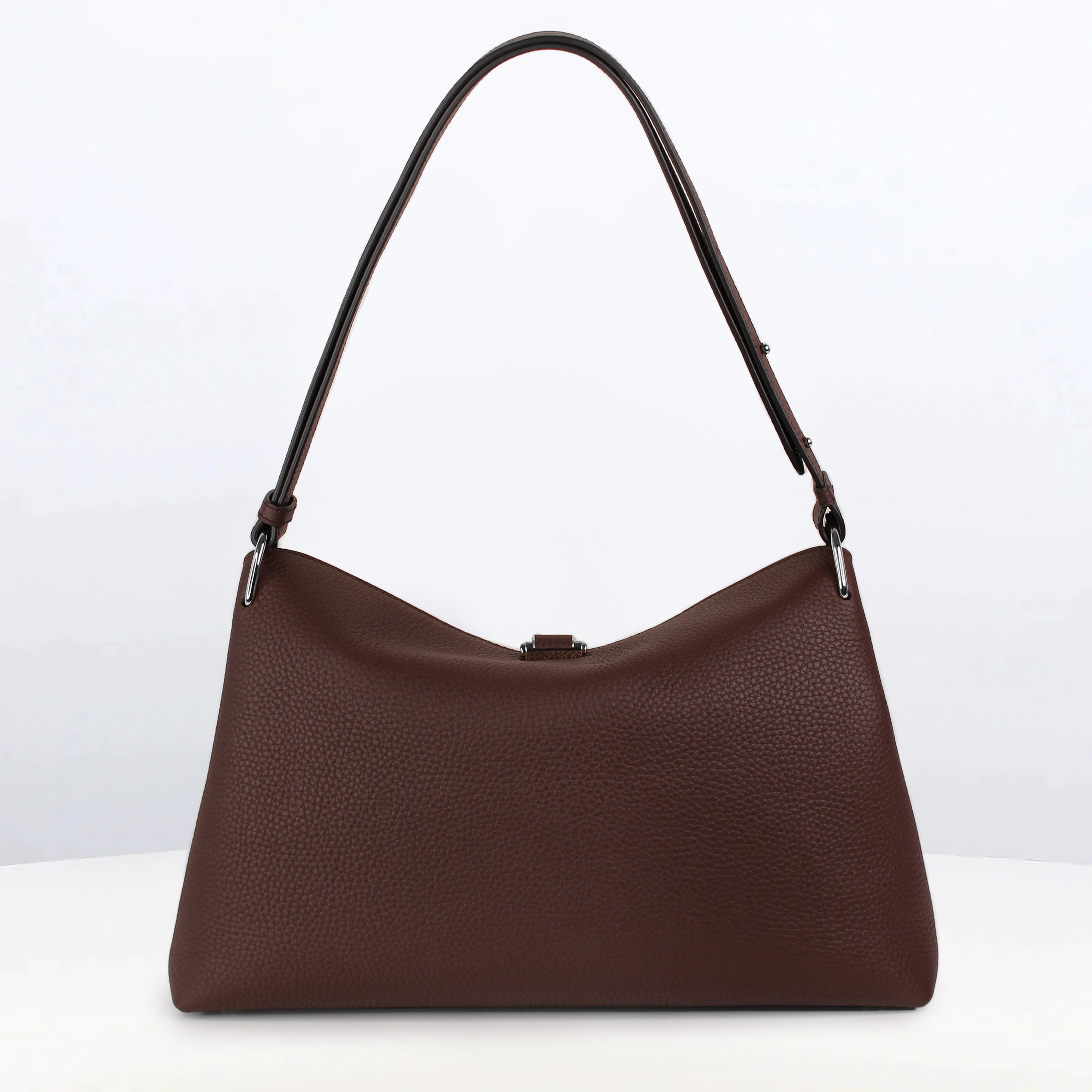 SAC À MAIN EN CUIR PASSY PM PRUNE