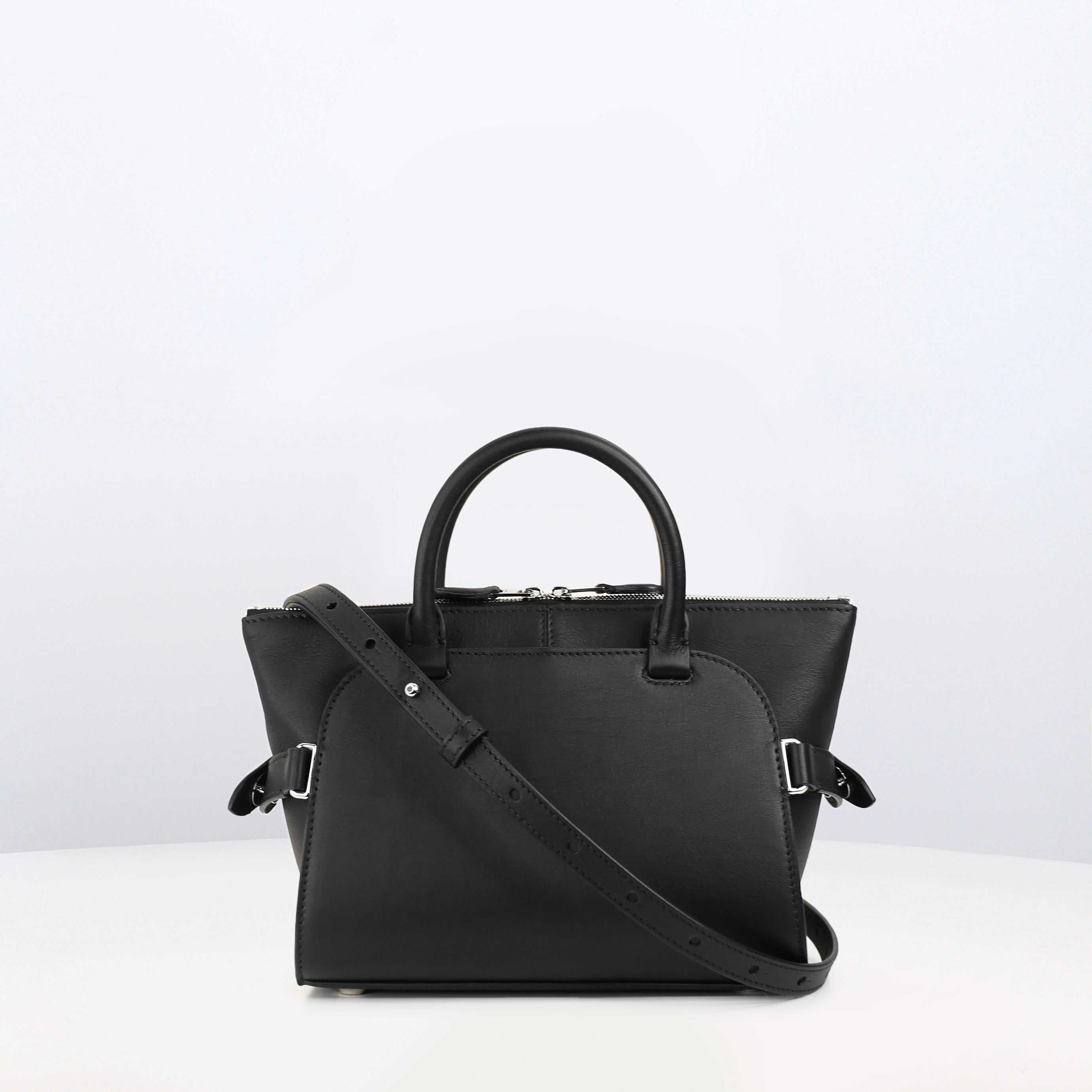 SAC À MAIN EN CUIR SEPTIÈME MINI NOIR