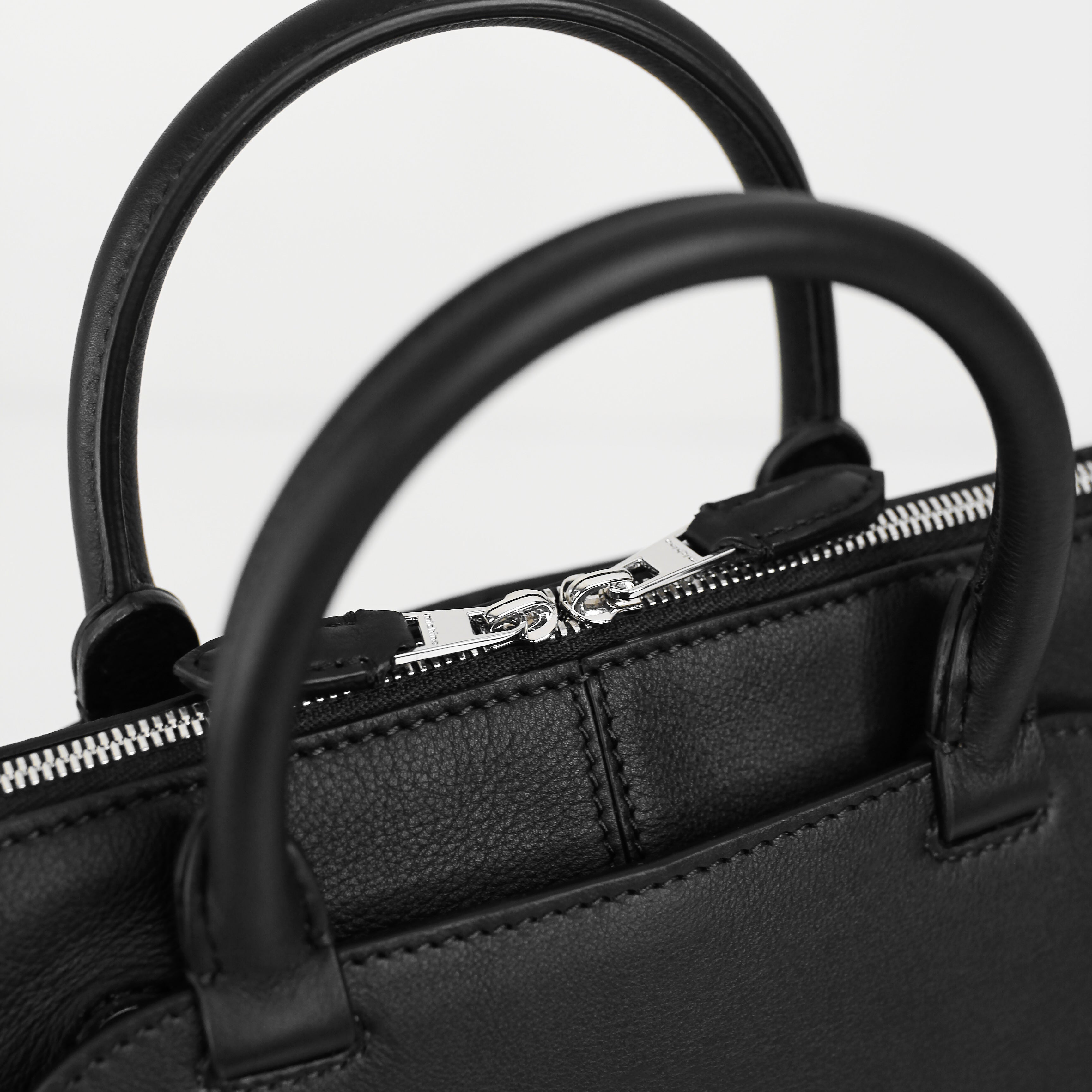 SAC À MAIN EN CUIR SEPTIÈME MINI NOIR
