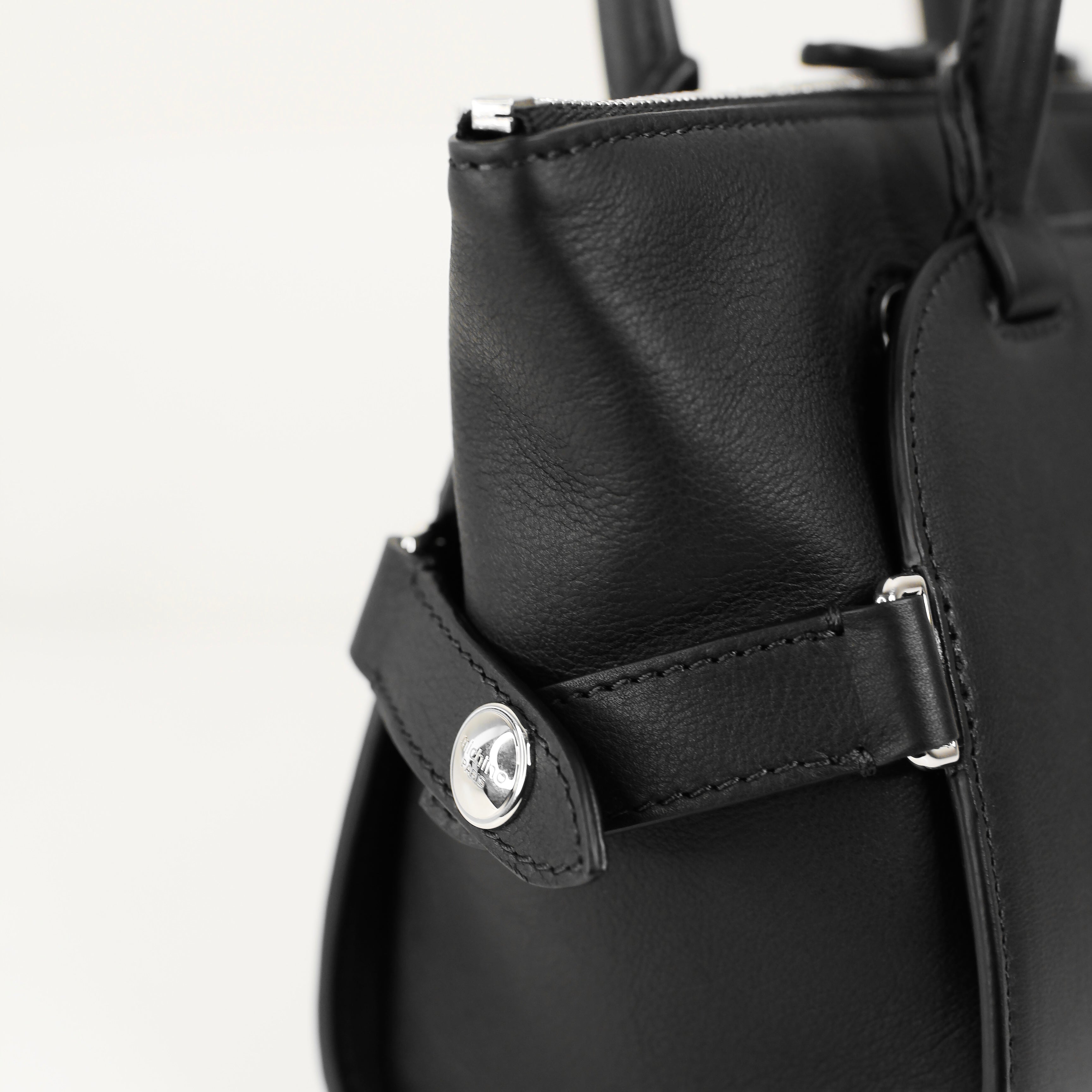 SAC À MAIN EN CUIR SEPTIÈME MINI NOIR