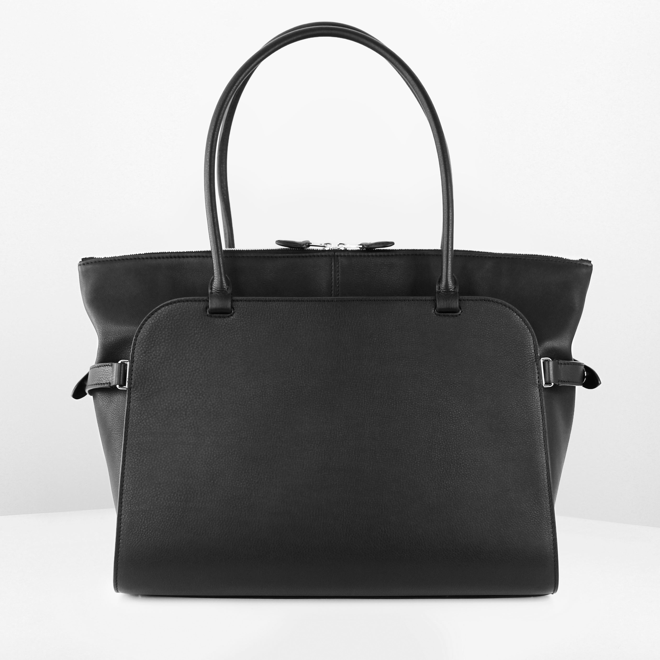 SAC À MAIN EN CUIR SEPTIÈME MM NOIR