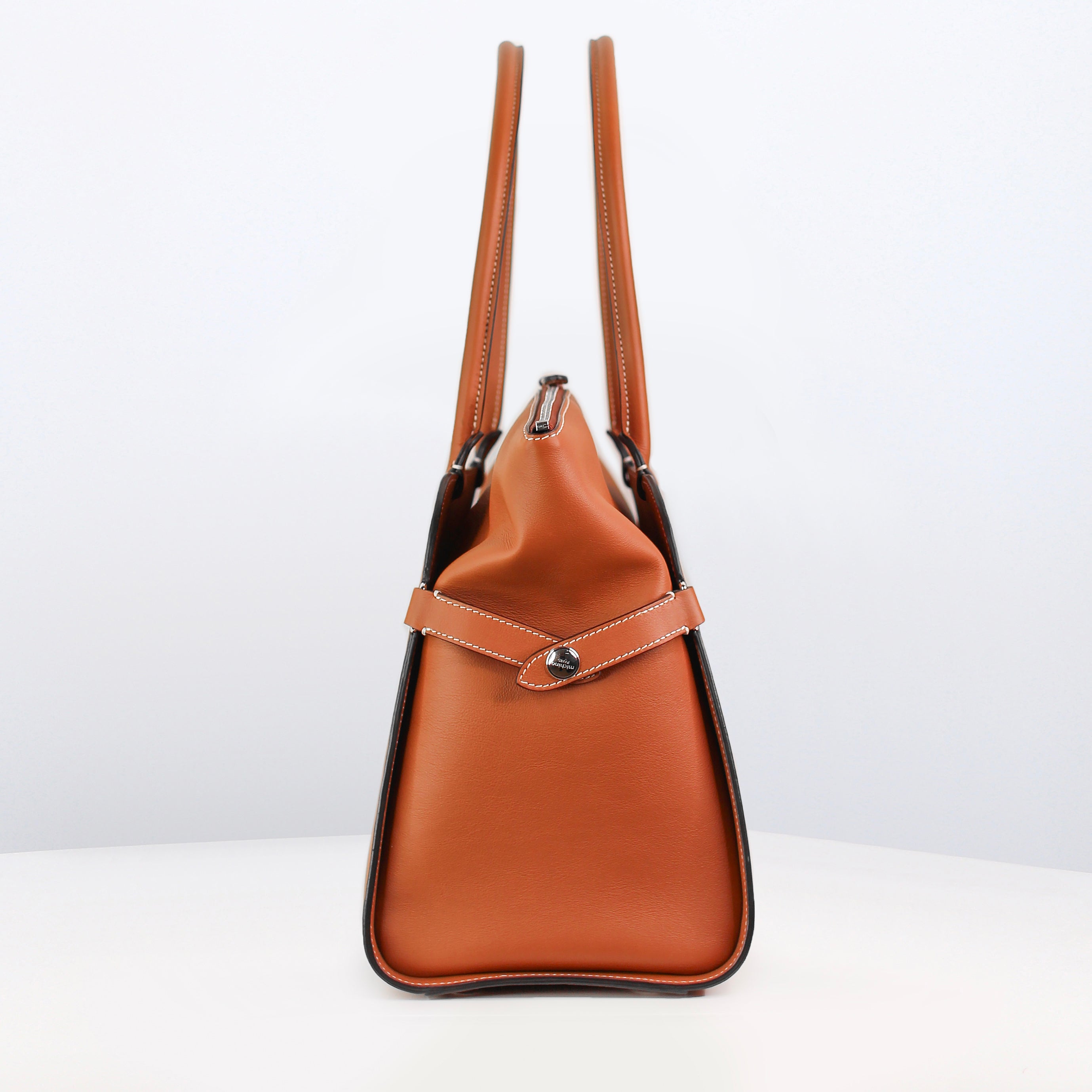 SAC À MAIN EN CUIR SEPTIÈME MM GOLD