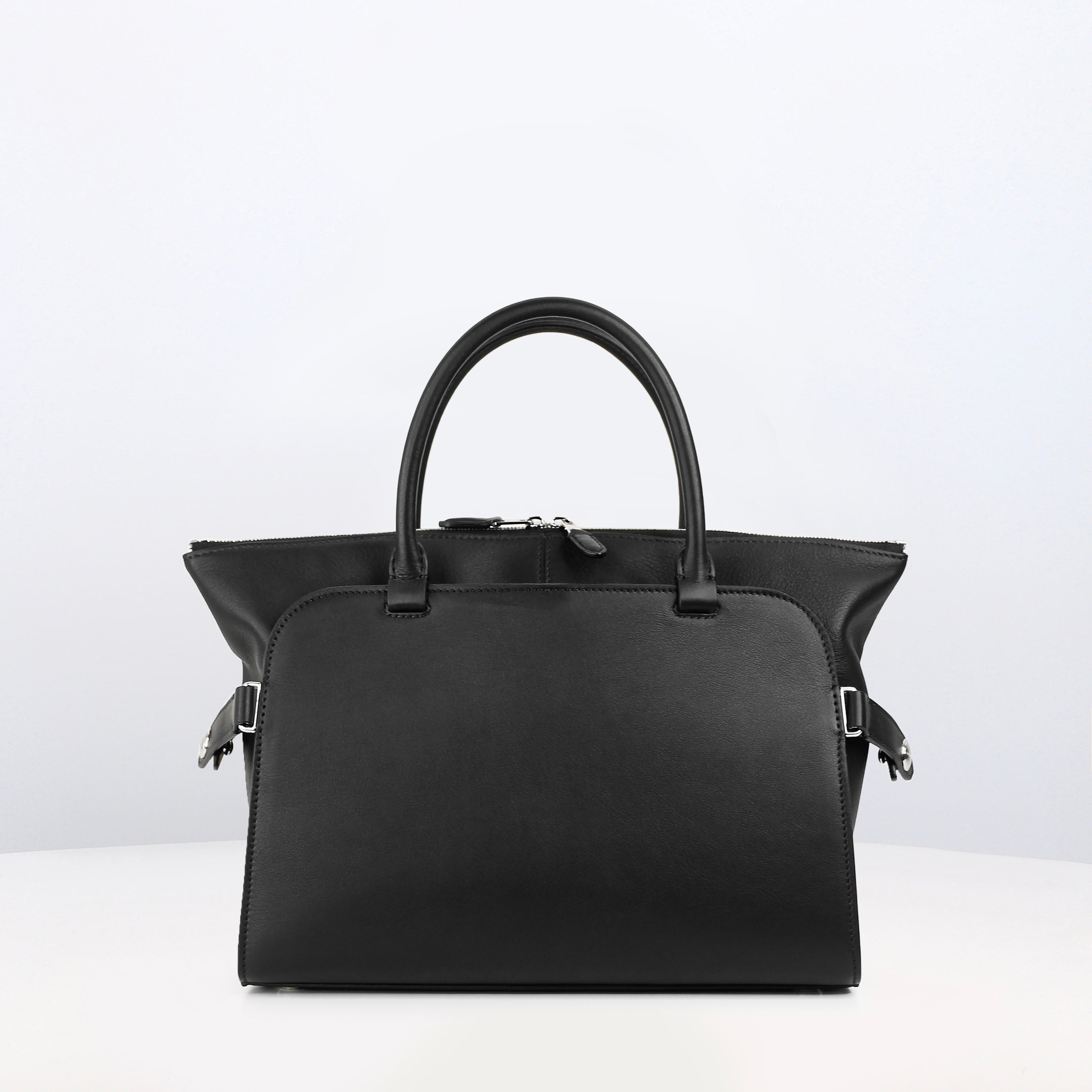SAC À MAIN EN CUIR SEPTIÈME PM NOIR