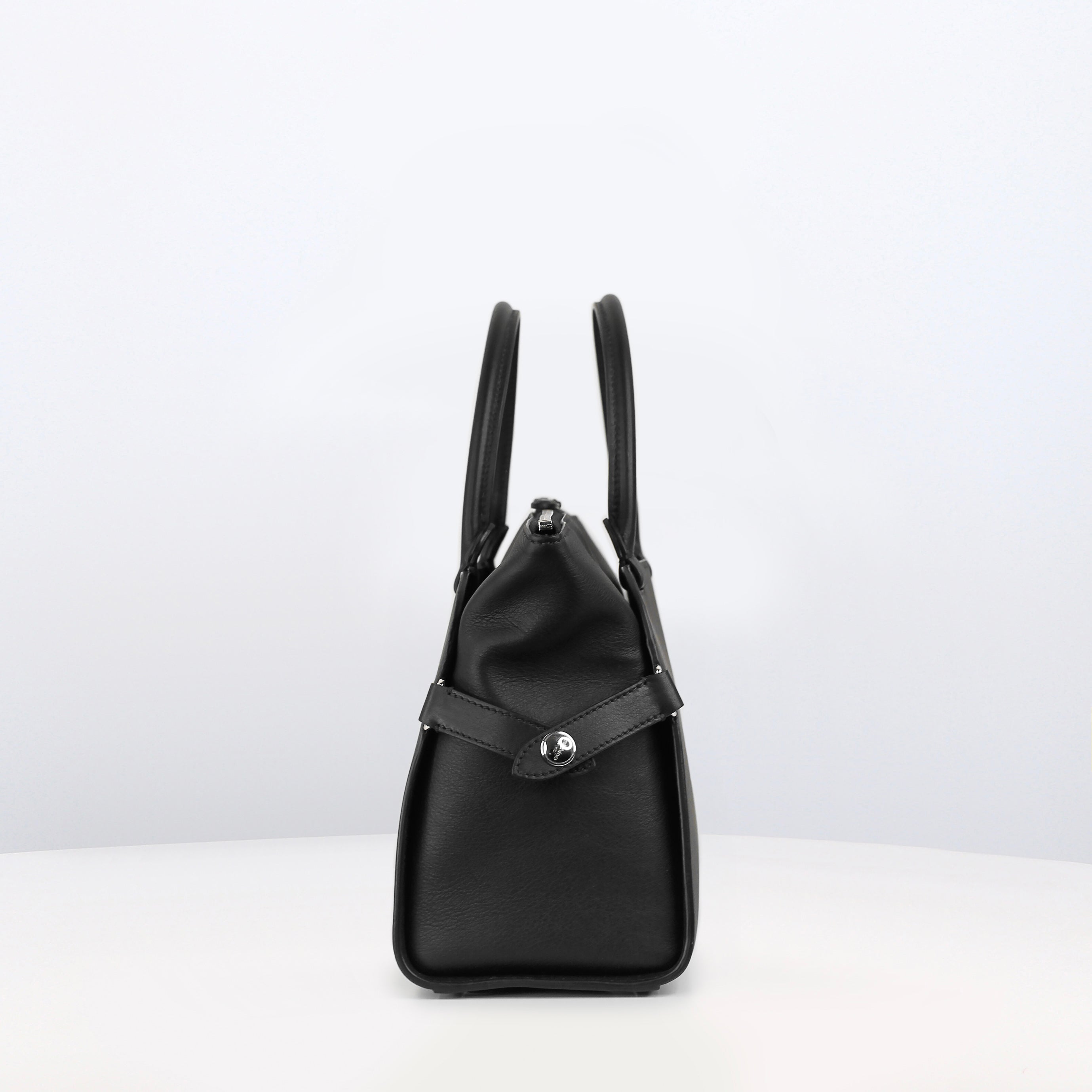 SAC À MAIN EN CUIR SEPTIÈME PM NOIR