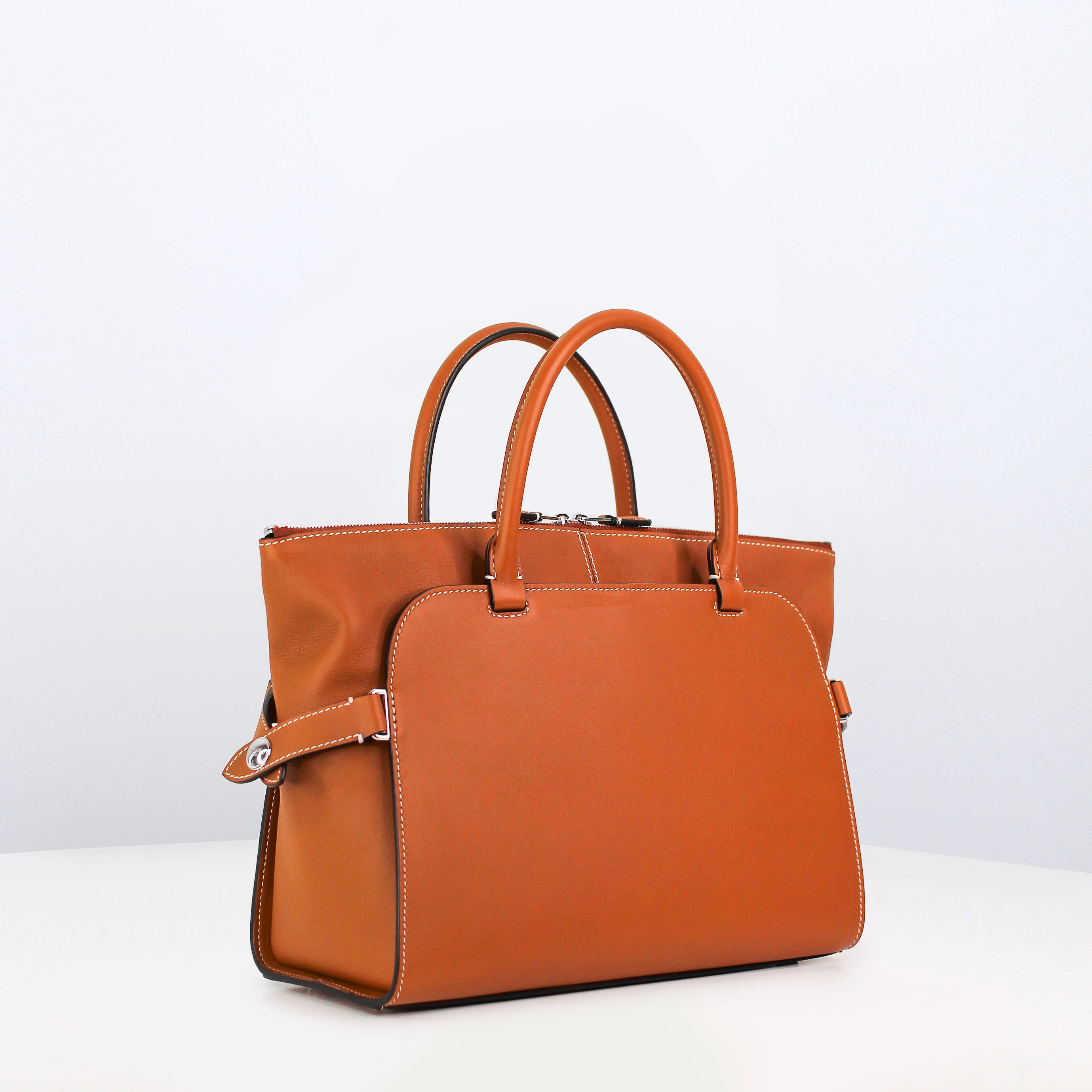 SAC À MAIN EN CUIR SEPTIÈME PM GOLD