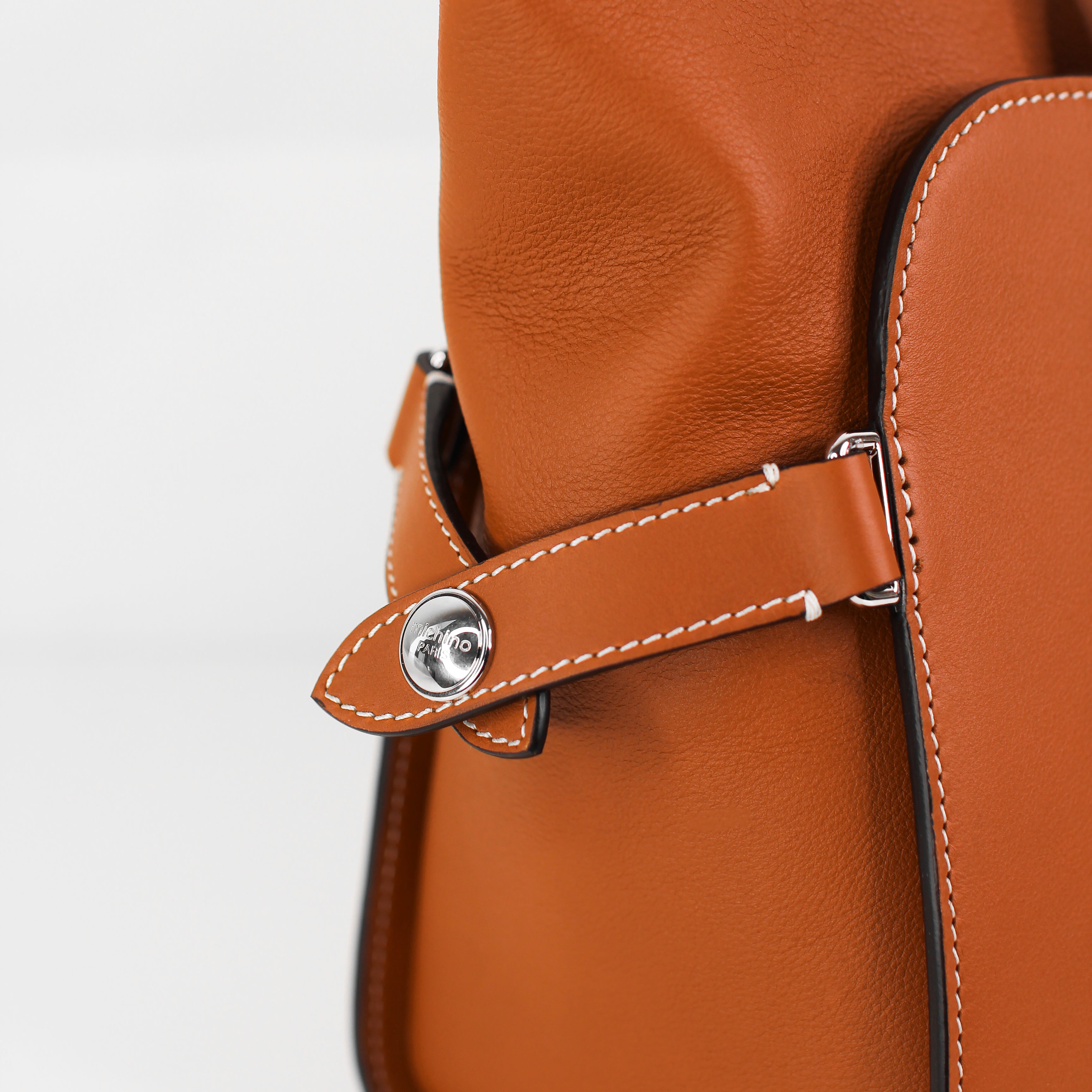 SAC À MAIN EN CUIR SEPTIÈME PM GOLD