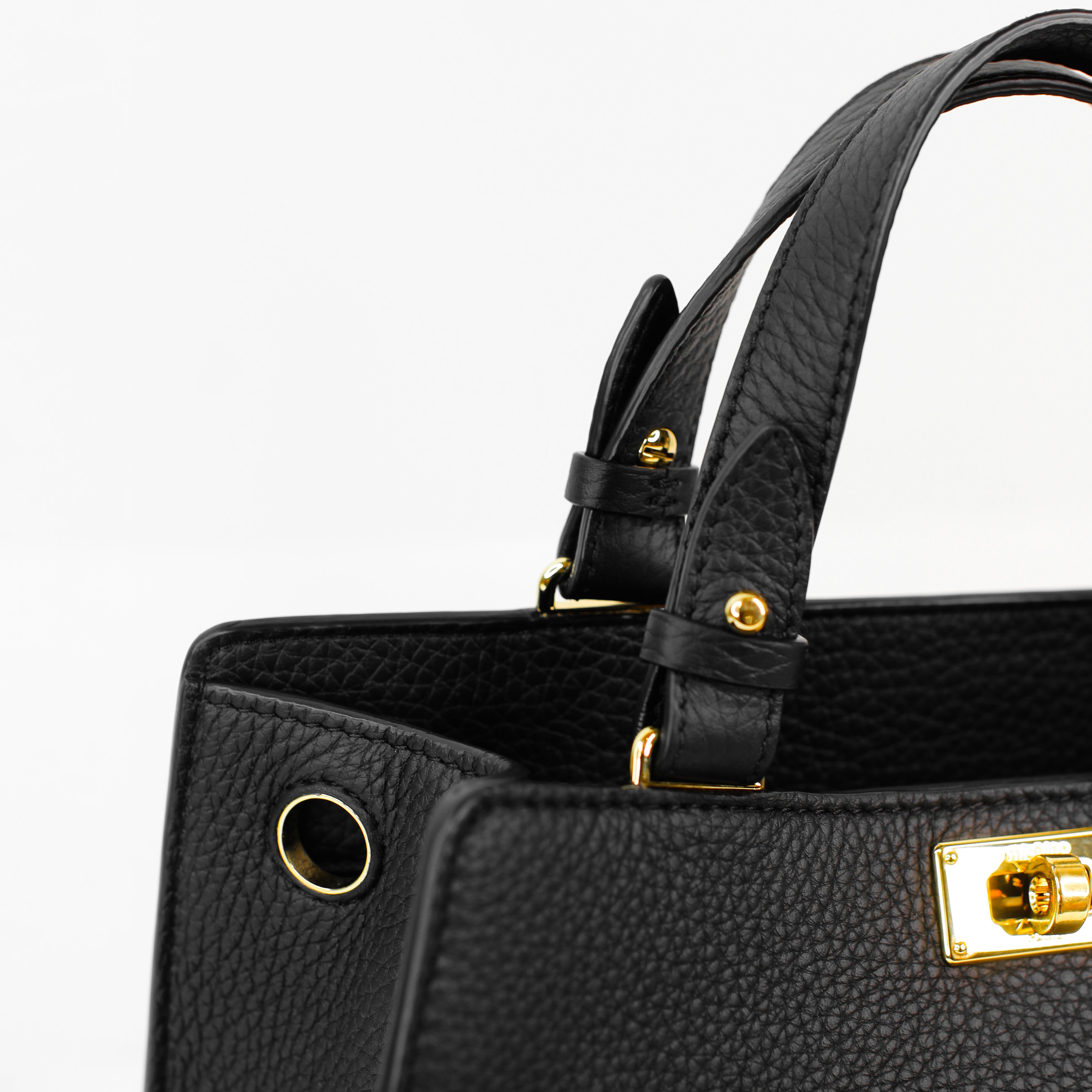 SAC A MAIN EN CUIR TROCADERO MINI BLACK