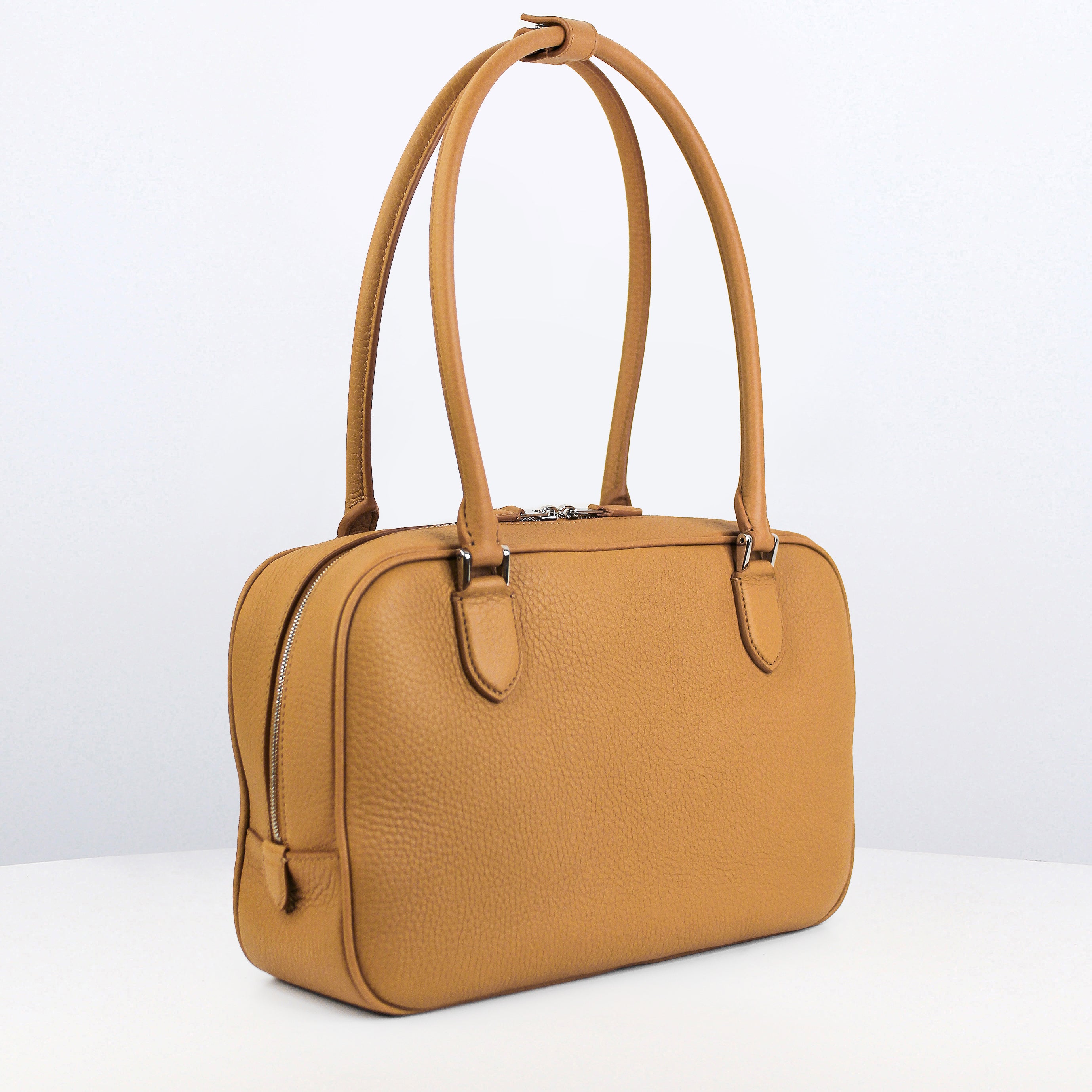 SAC À MAIN EN CUIR BOSTON TUILERIES PM BISCOTTO